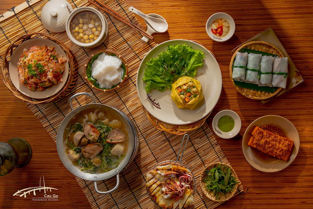 Michelin Guide-recognized Vietnamese cuisine is served at Cau Go Restaurant 